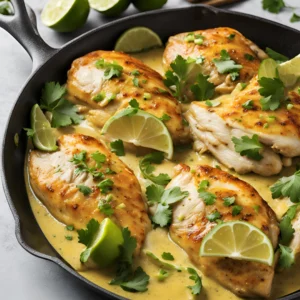 One Pan Coconut Lime Chicken