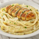 Garlic parmesan chicken pasta