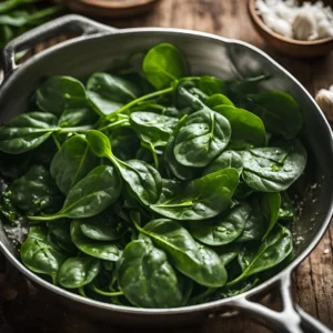 Smothered Chicken with Creamed Spinach