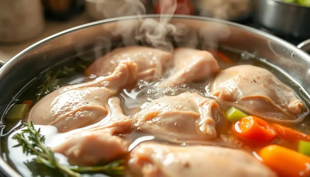 How long to boil chicken thighs