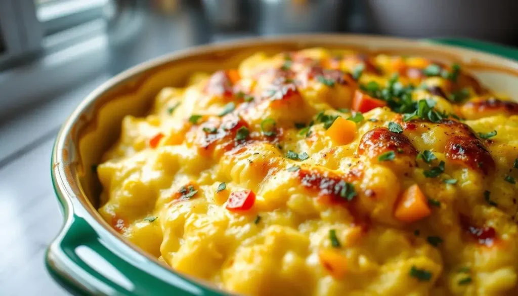 Oven Baked Scrambled Eggs