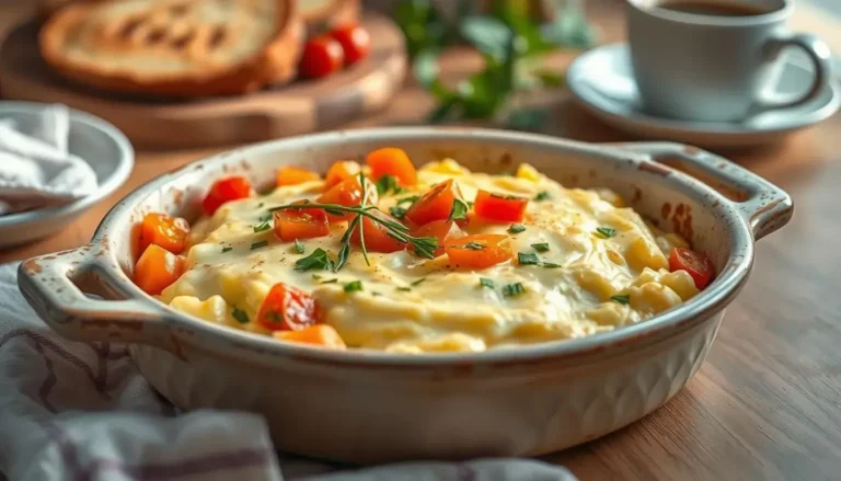 Oven Baked Scrambled Eggs