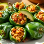 Stuffed Poblano Peppers