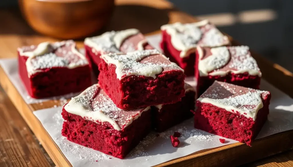 red velvet brownies