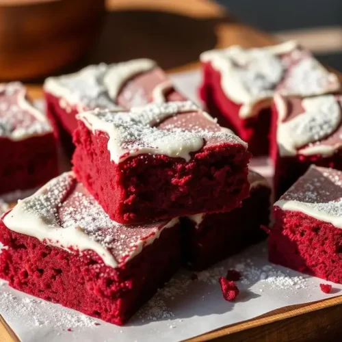 red velvet brownies