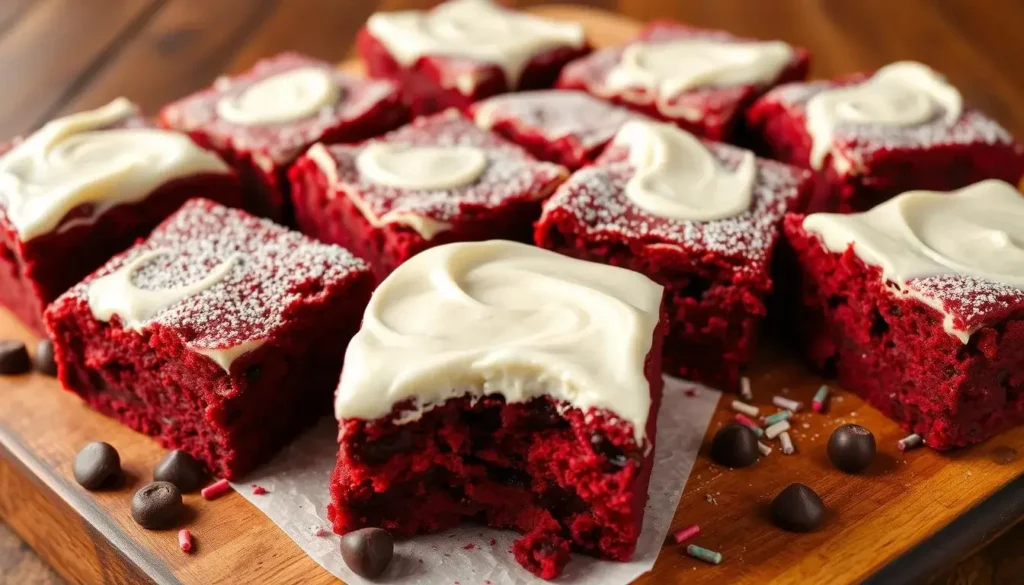 red velvet brownies