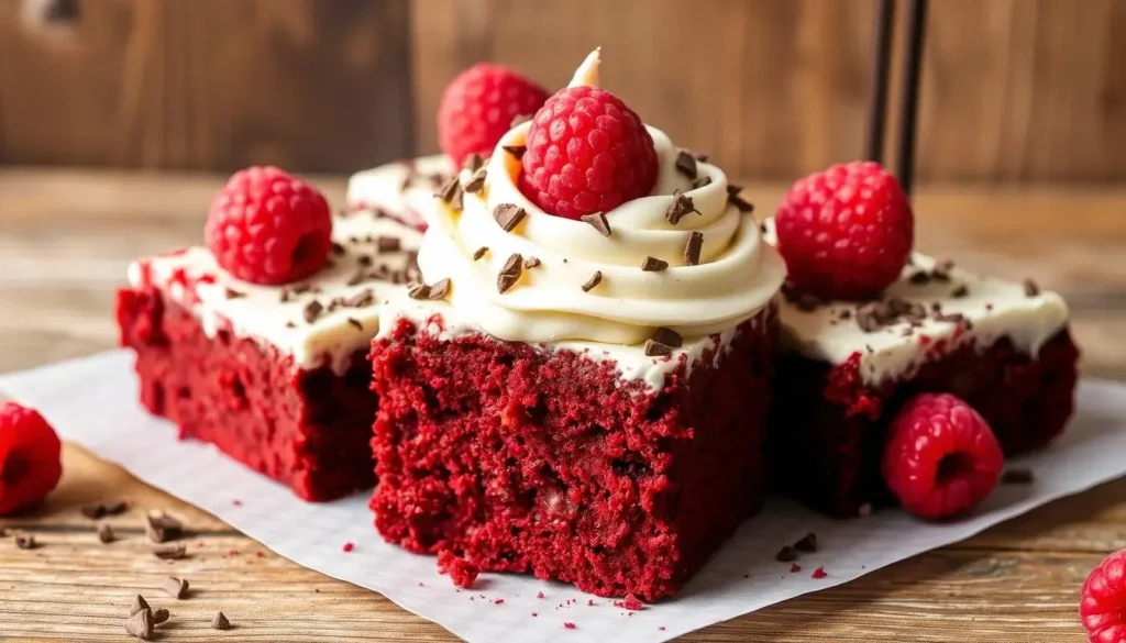 red velvet brownies