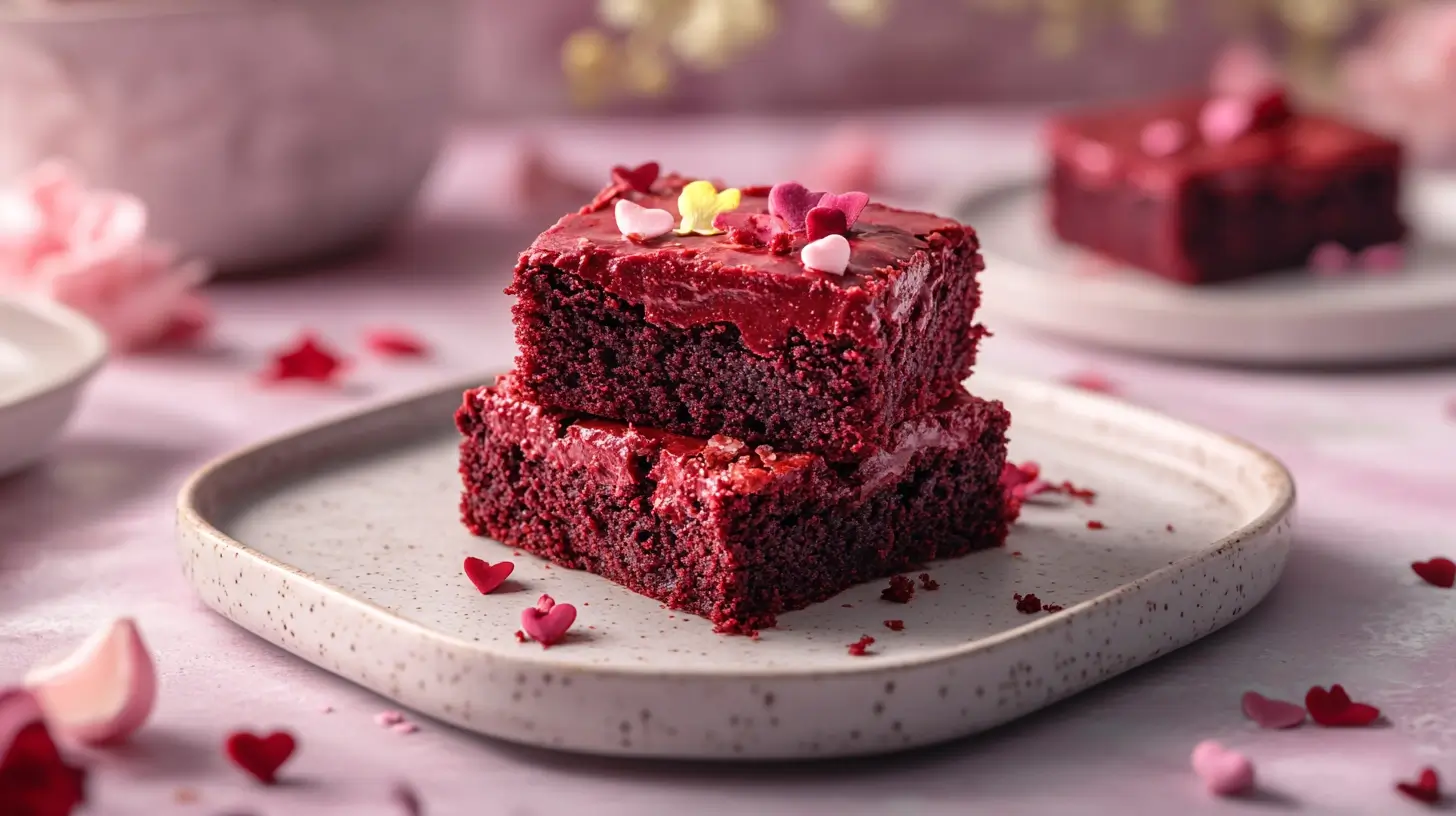 red velvet brownies