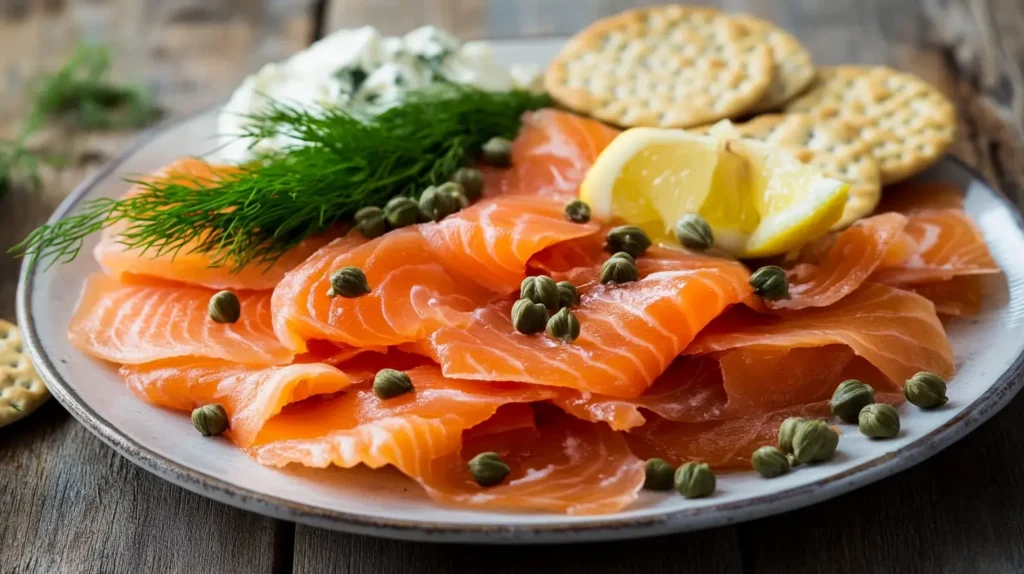 smoked salmon