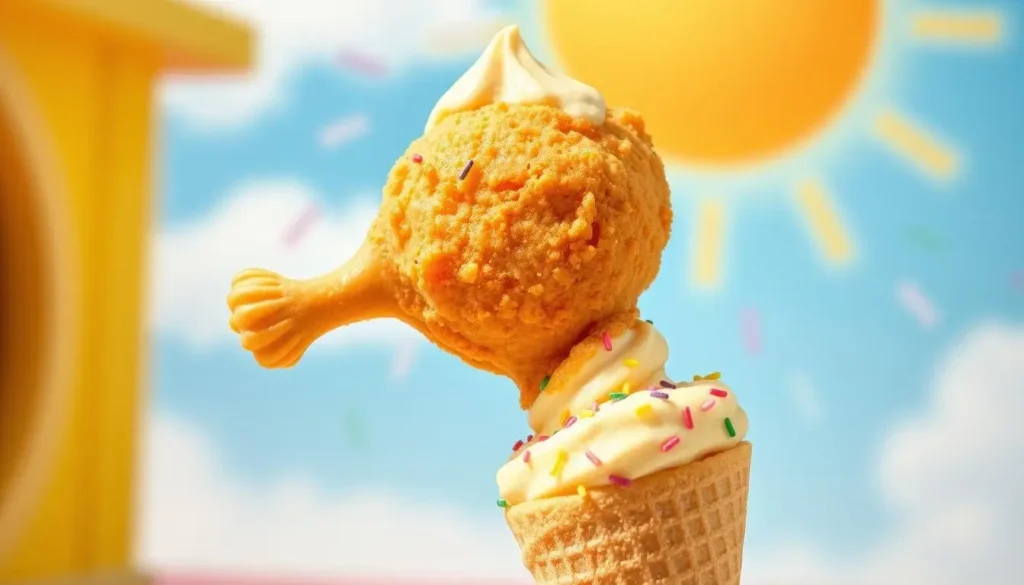 Chicken ice cream