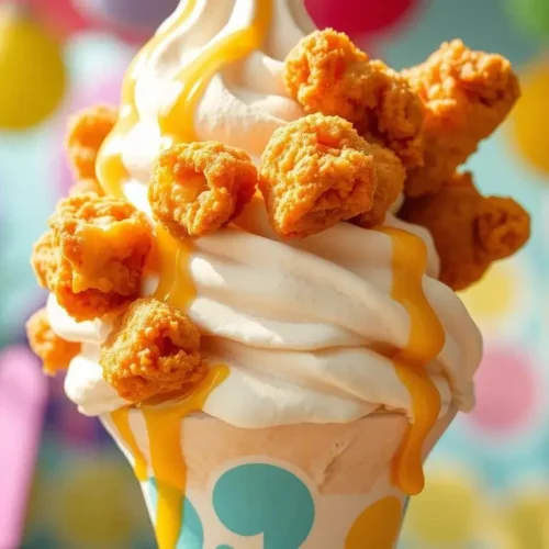 Chicken ice cream