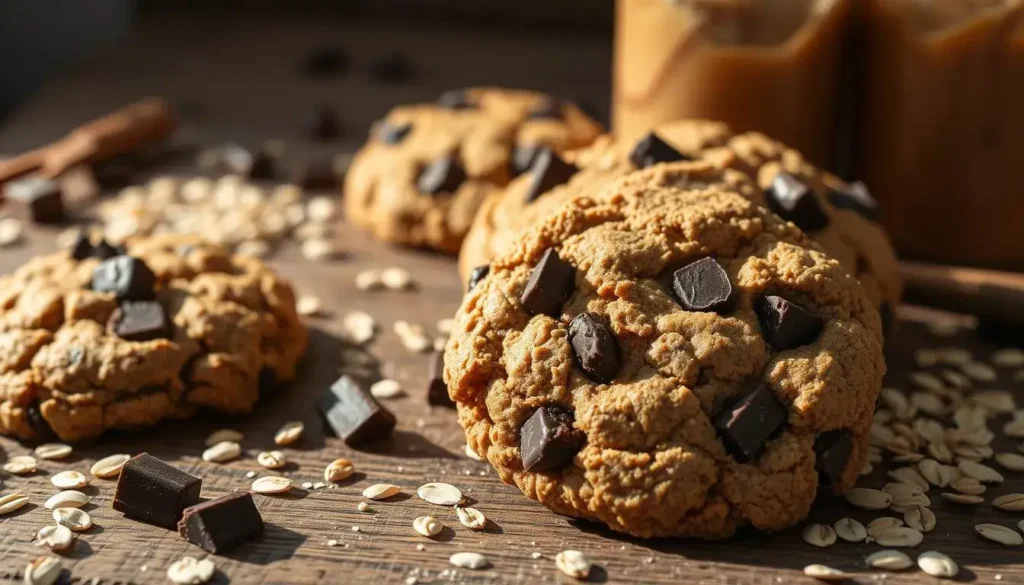 Chocolate Peanut Butter Oatmeal Cookies