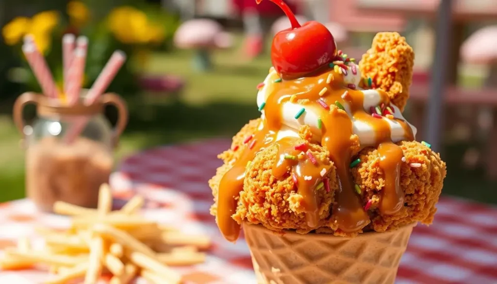 Ice Cream Fried Chicken