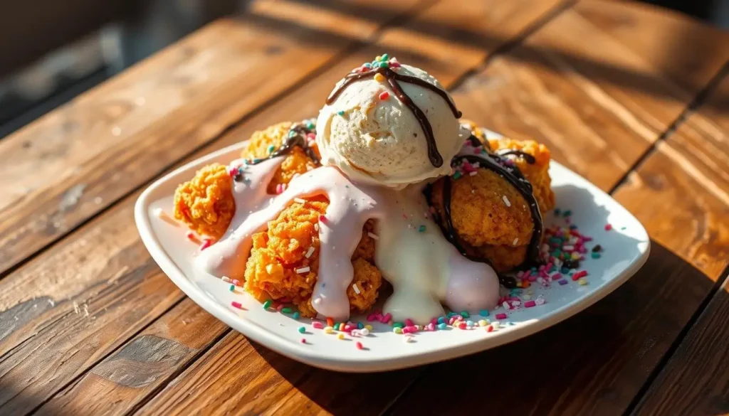 Ice Cream Fried Chicken