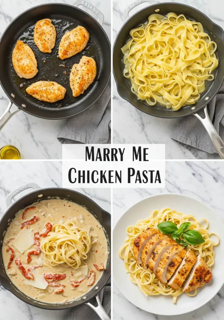 Marry Me Chicken Pasta