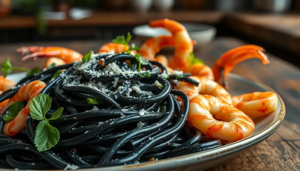 squid ink pasta