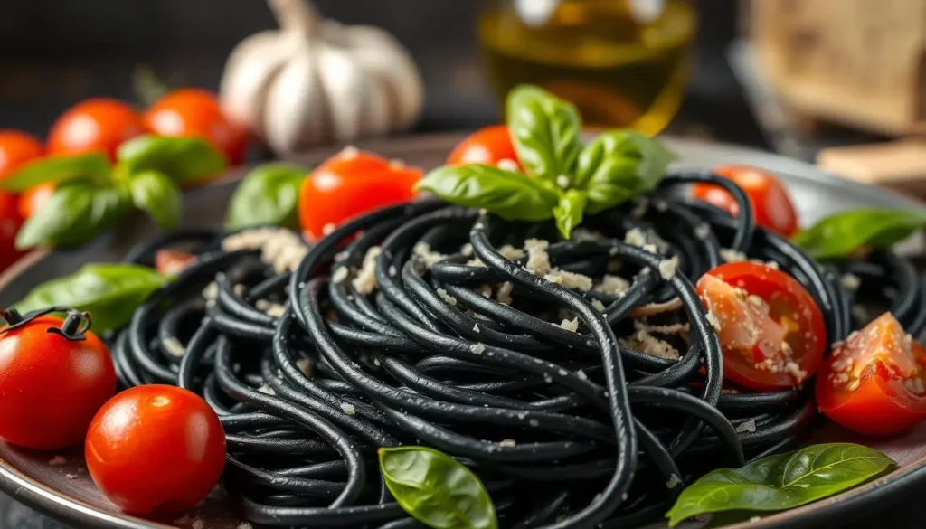 squid ink pasta