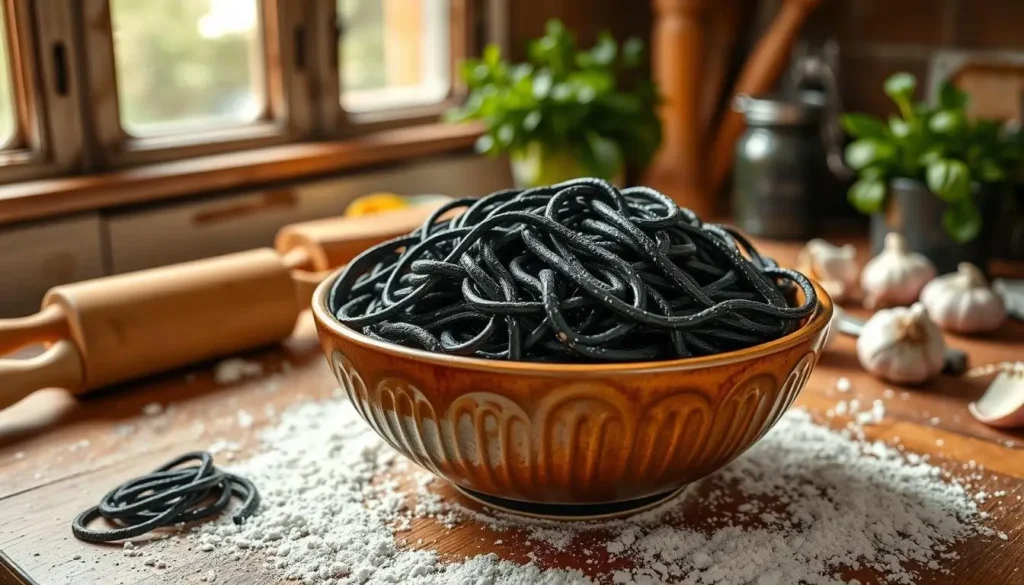 squid ink pasta