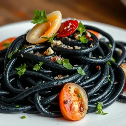 squid ink pasta