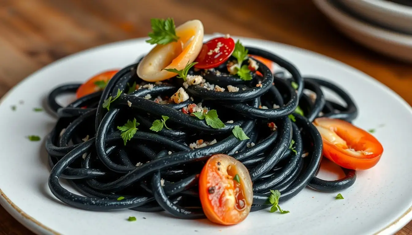 squid ink pasta