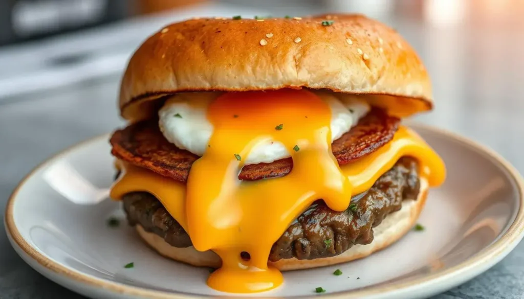 Steak Egg and Cheese Bagel