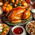 the 5 most common sides served on Thanksgiving Day