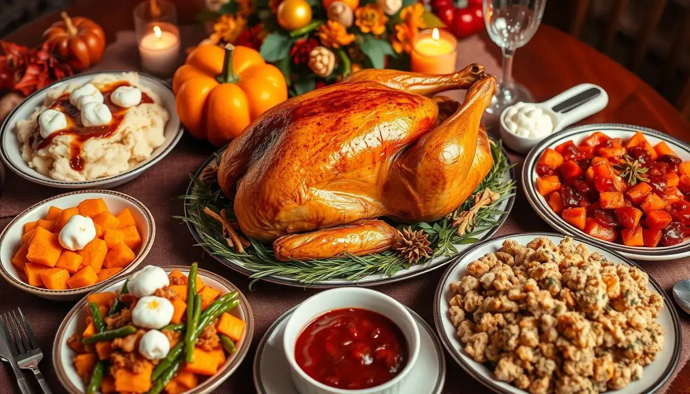 the 5 most common sides served on Thanksgiving Day