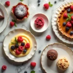 What are the 12 types of desserts