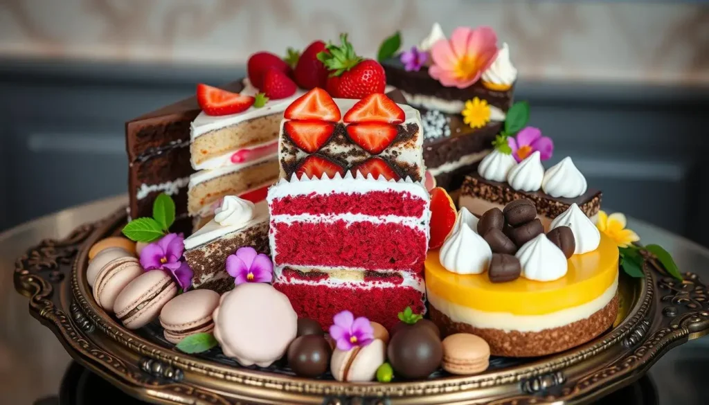 What are the 12 types of desserts