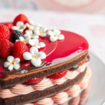 heart shaped cake