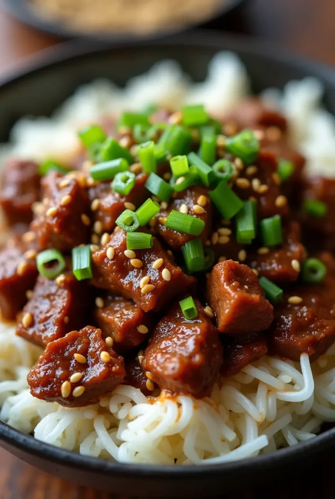 Korean Ground Beef Bowl