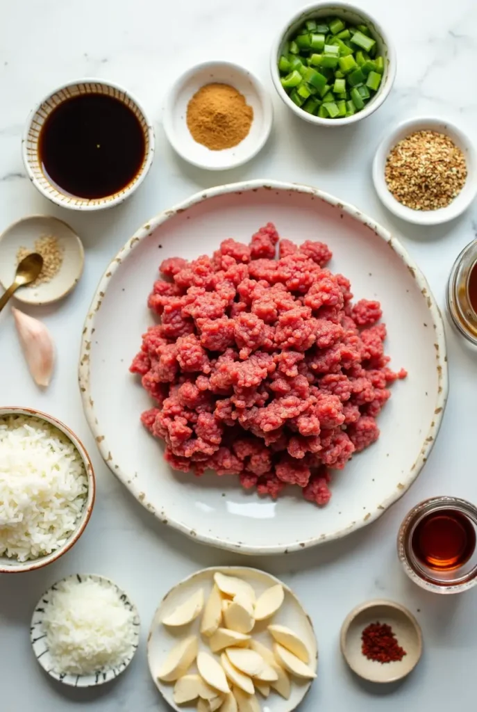 Korean Ground Beef Bowl