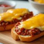 Garlic Bread Sloppy Joes