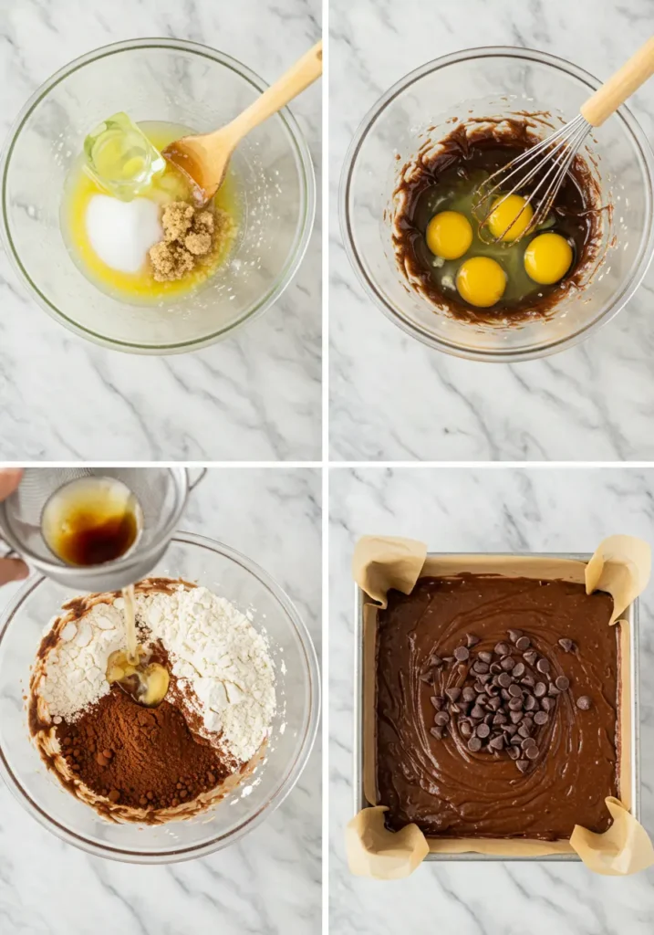 Better than box mix brownie recipe