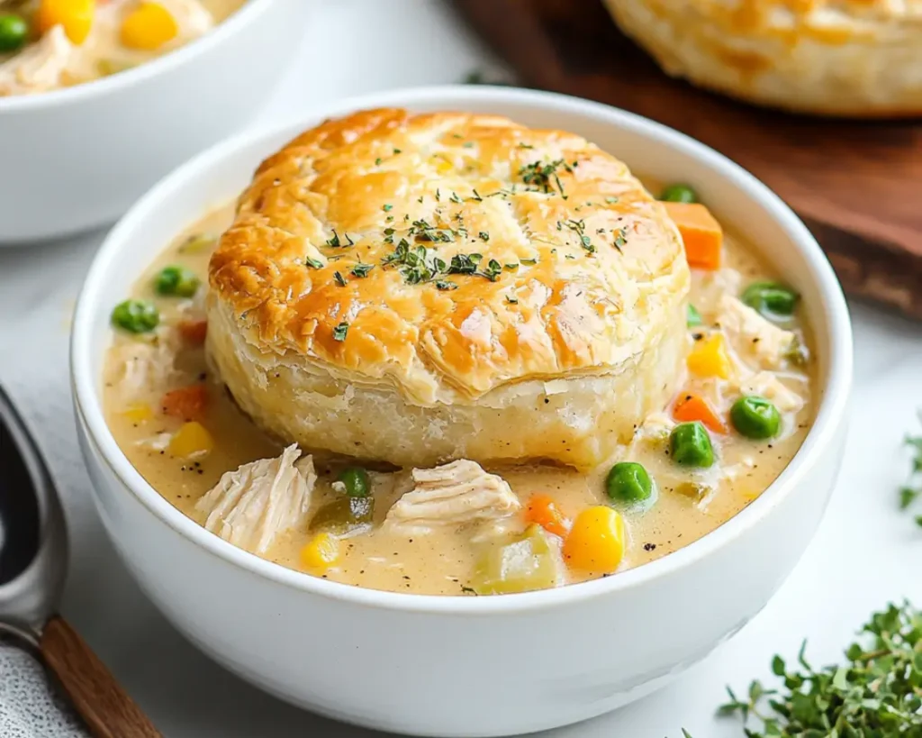 Chicken Pot Pie in the Slow Cooker