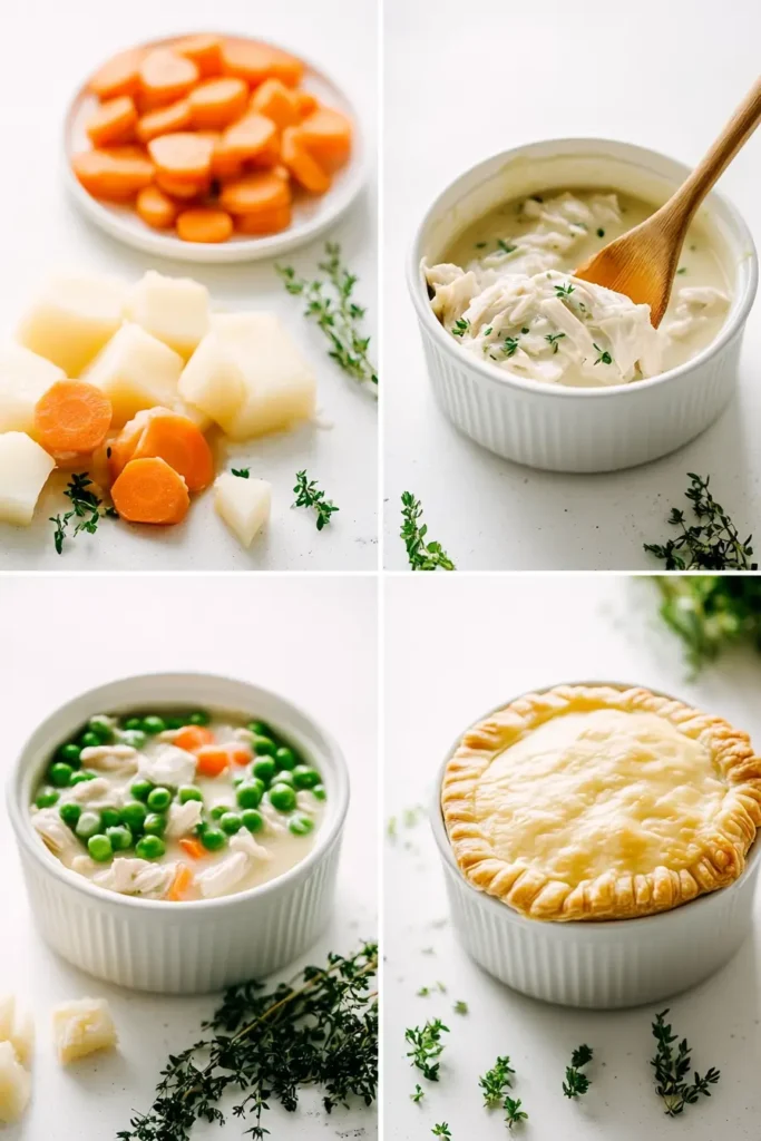 Chicken Pot Pie in the Slow Cooker