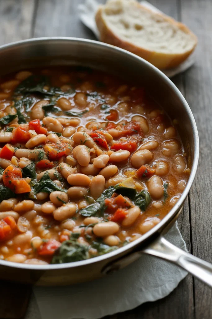 Creamy Tomato White Bean Stew