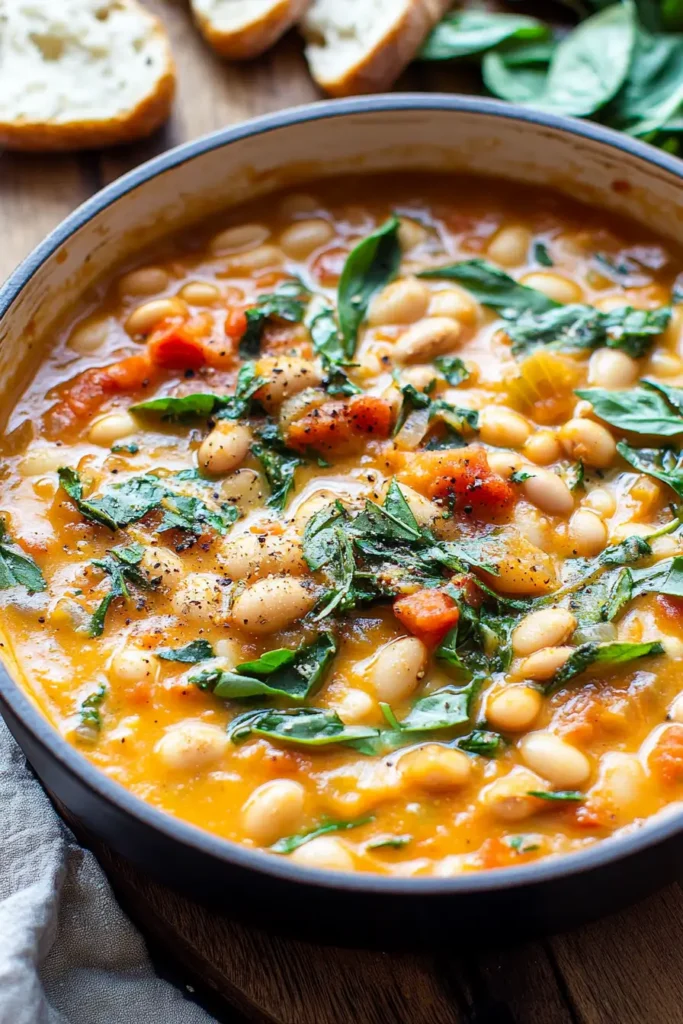 Creamy Tomato White Bean Stew