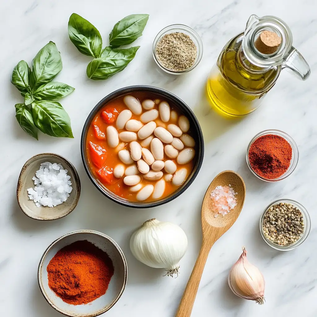 Creamy Tomato White Bean Stew