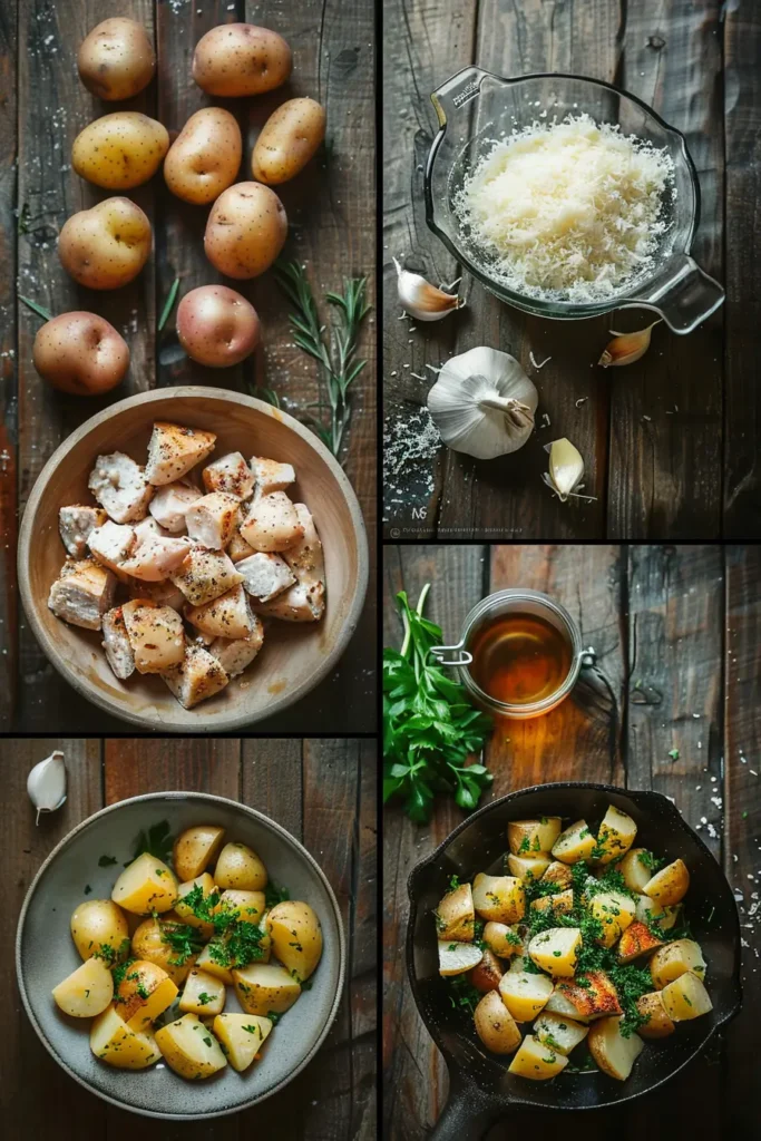 Garlic Parmesan Chicken and Potatoes
