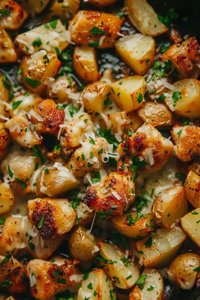 Garlic Parmesan Chicken and Potatoes
