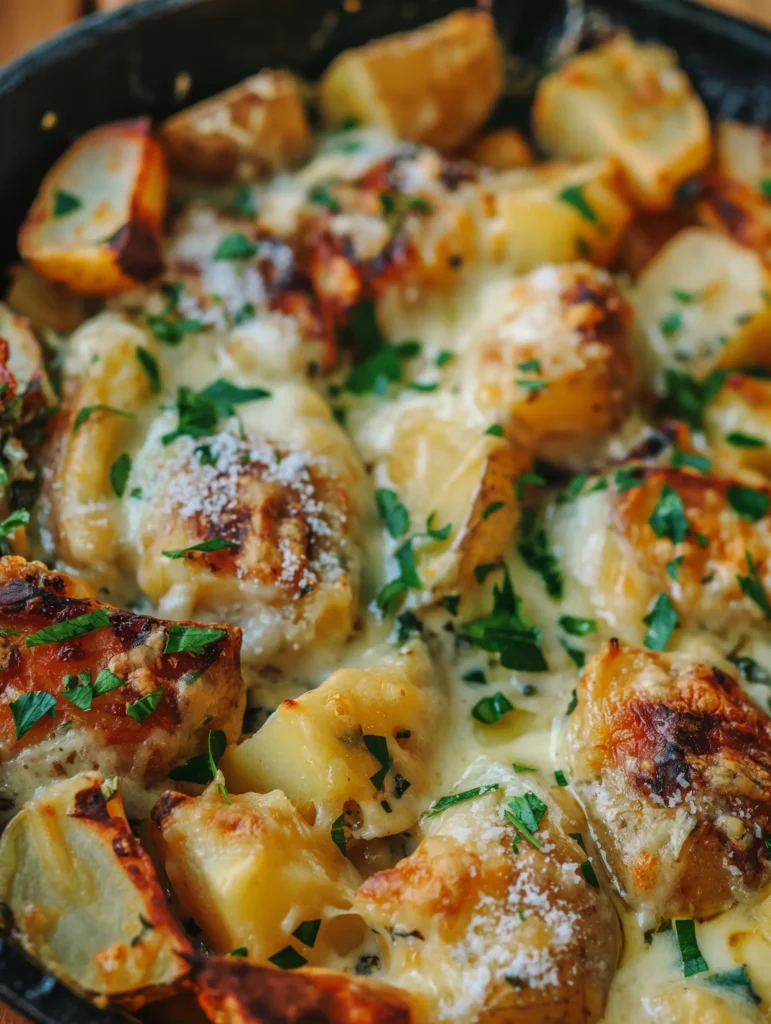 Garlic Parmesan Chicken and Potatoes