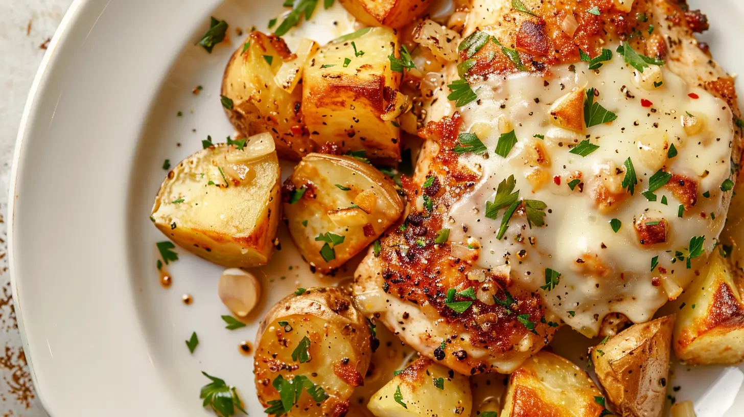 Garlic Parmesan Chicken and Potatoes