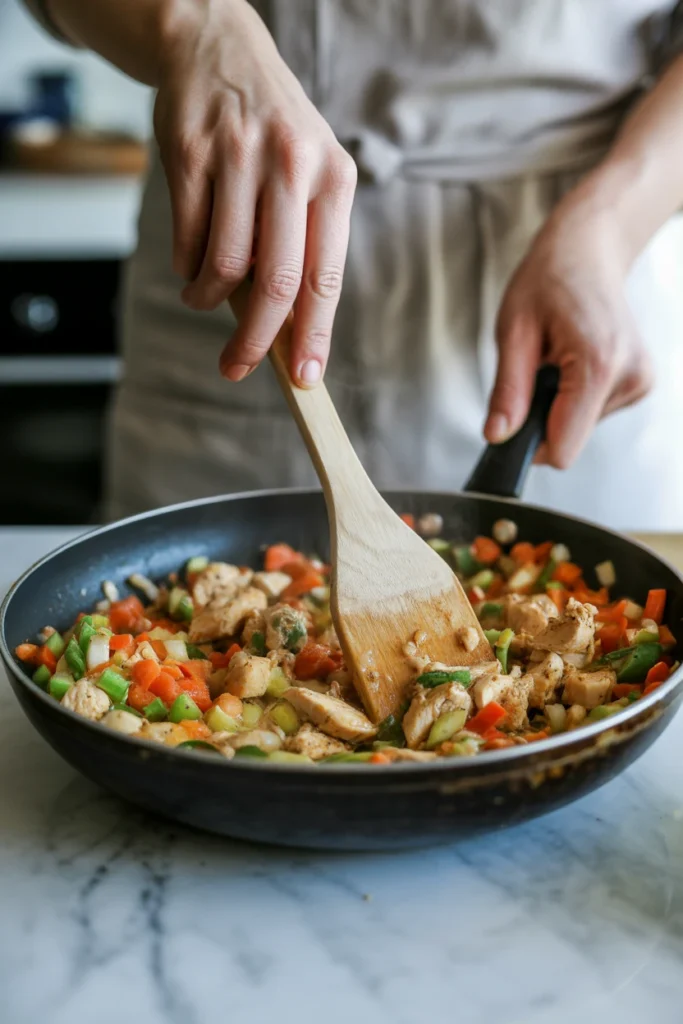 Healthy Chicken and Vegetables Skillet