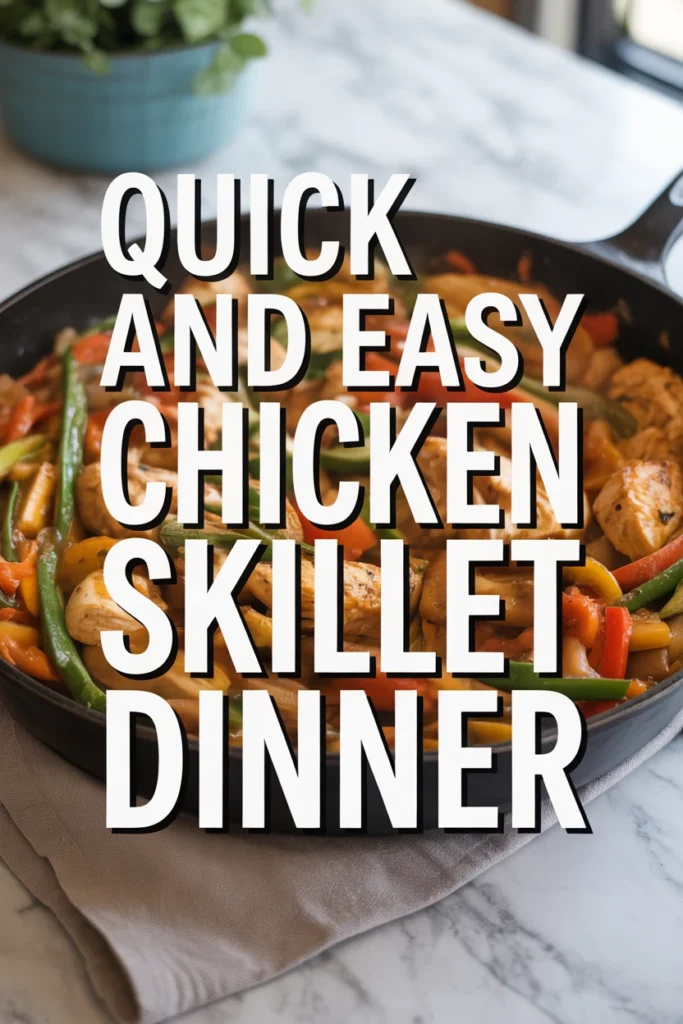 Healthy Chicken and Vegetables Skillet