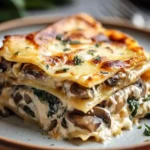 Mushroom and Spinach Lasagna
