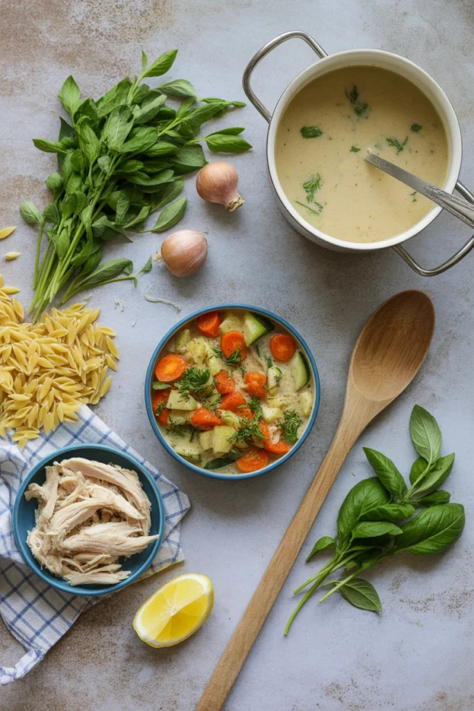 Lemon Chicken Soup