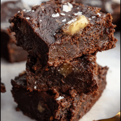 3 Ingredient Brownies With Banana