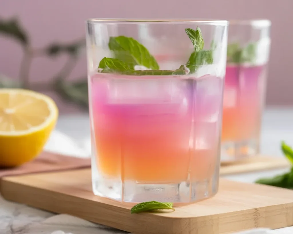 Natural Mounjaro recipe for detox drink with lemon, honey, ginger, and apple cider vinegar.