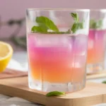 Natural Mounjaro recipe for detox drink with lemon, honey, ginger, and apple cider vinegar.